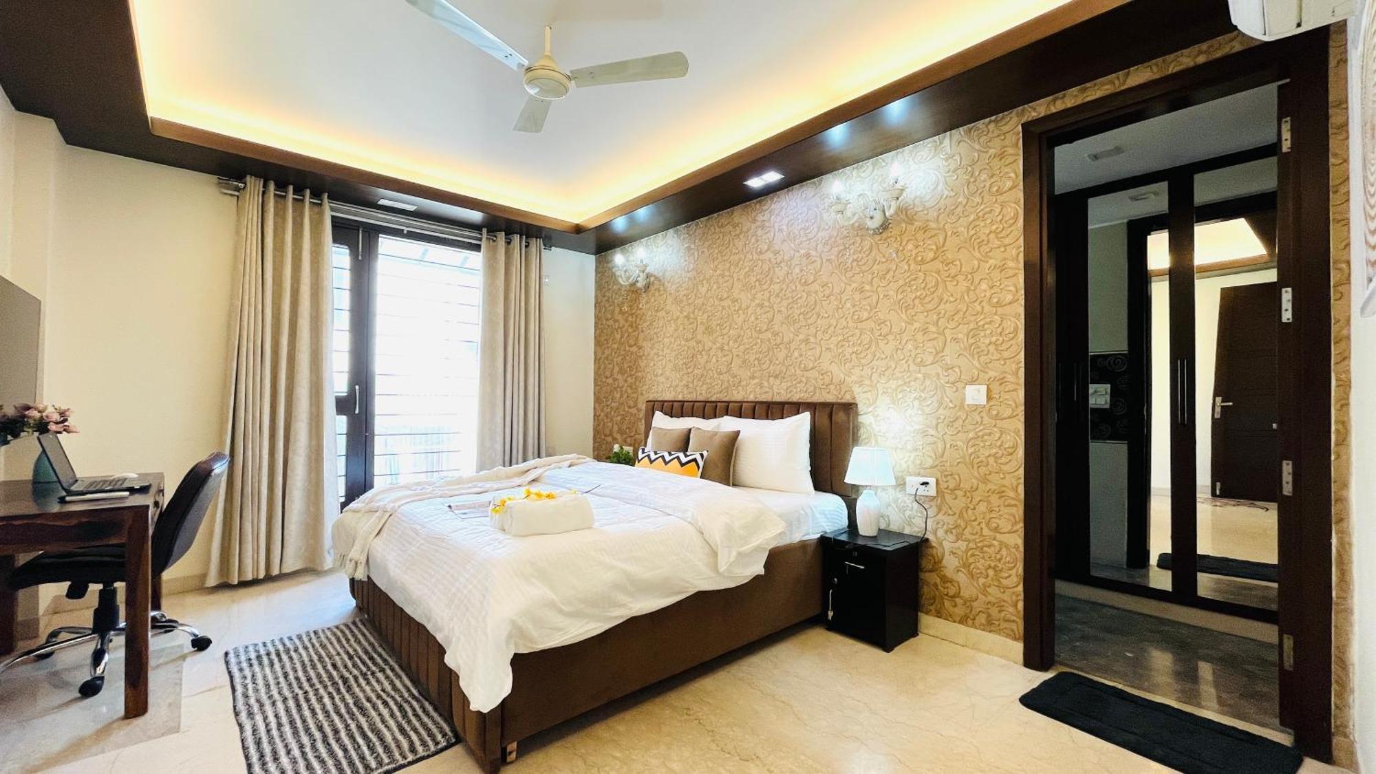 Olive Serviced Apartments - Defence Colony نيودلهي الغرفة الصورة