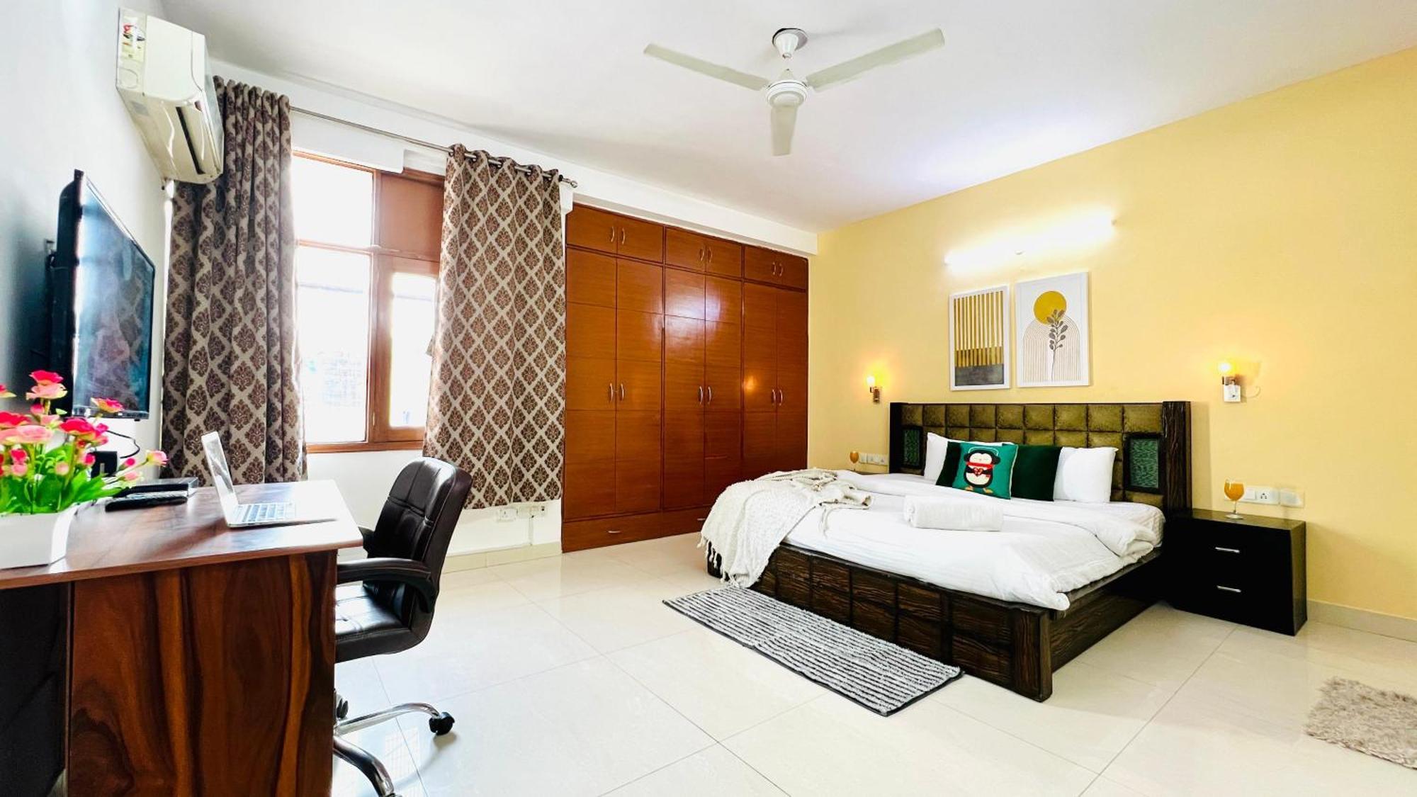 Olive Serviced Apartments - Defence Colony نيودلهي الغرفة الصورة
